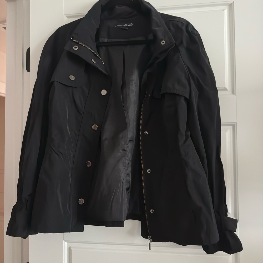 Willi Smith Black Jacket with Silver Accents Size L